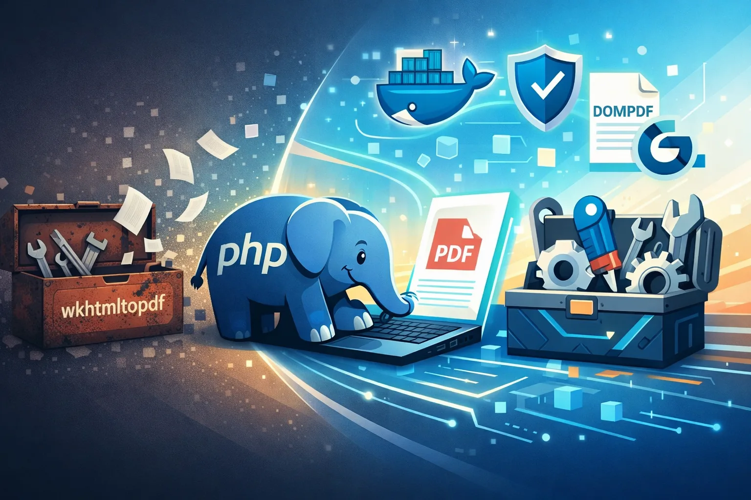 wkhtmltopdf est mort : quelles alternatives modernes pour générer des PDF en PHP ?