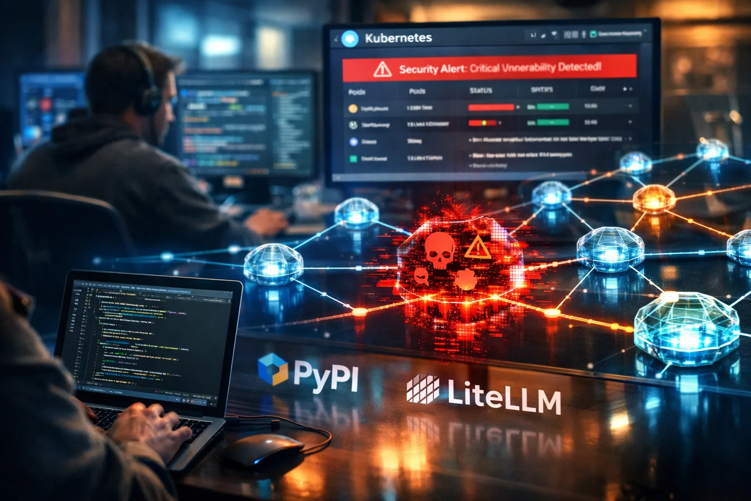 LiteLLM compromis via PyPI : quand les dépendances open-source deviennent un vecteur d'attaque sur Kubernetes