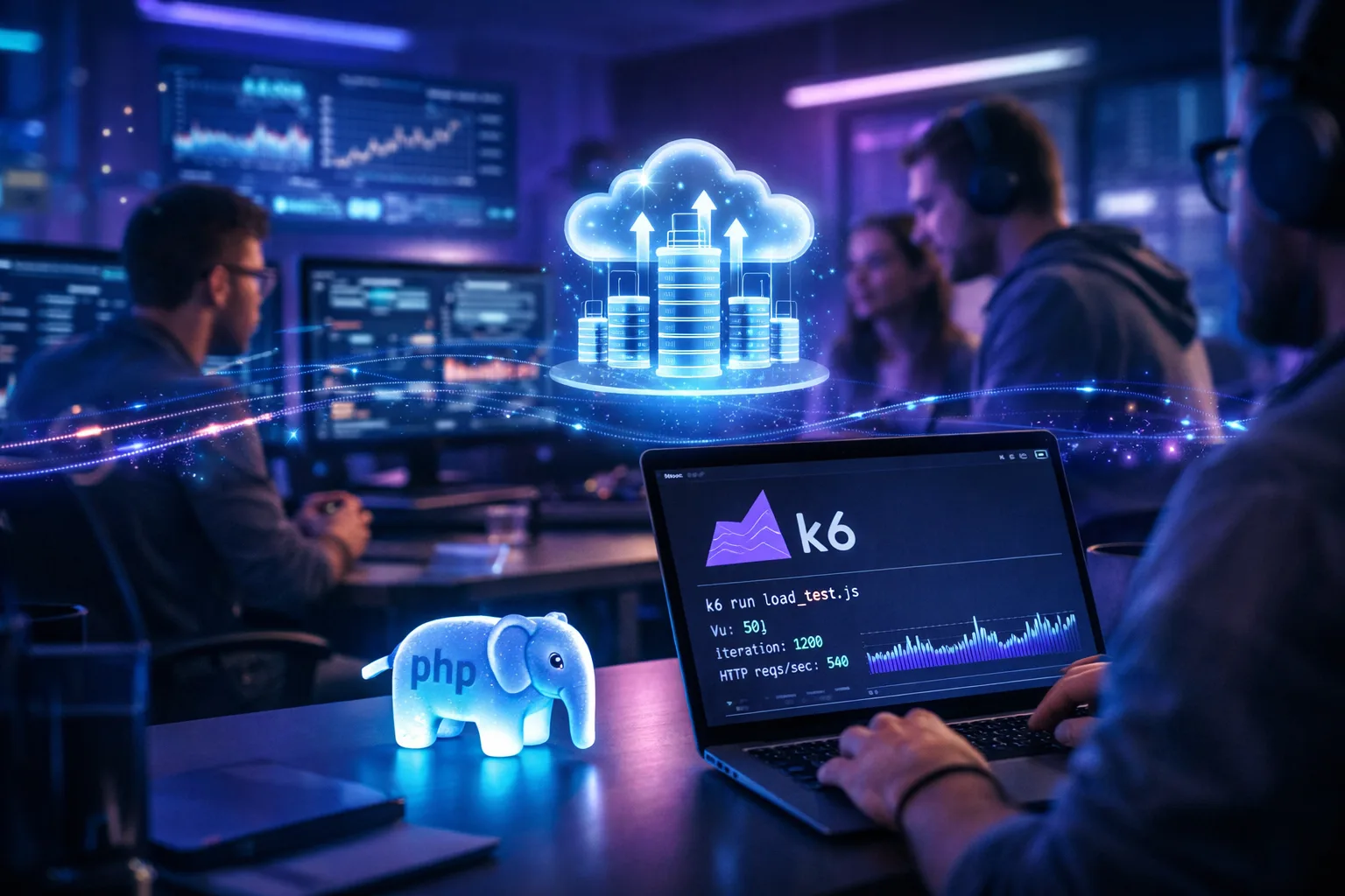 Tests de charge sur Laravel Cloud : 17 000 requêtes/s et autoscaling en action